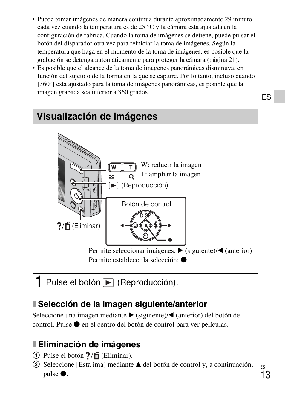 Visualización de imágenes | Sony DSC-W620 User Manual | Page 83 / 435