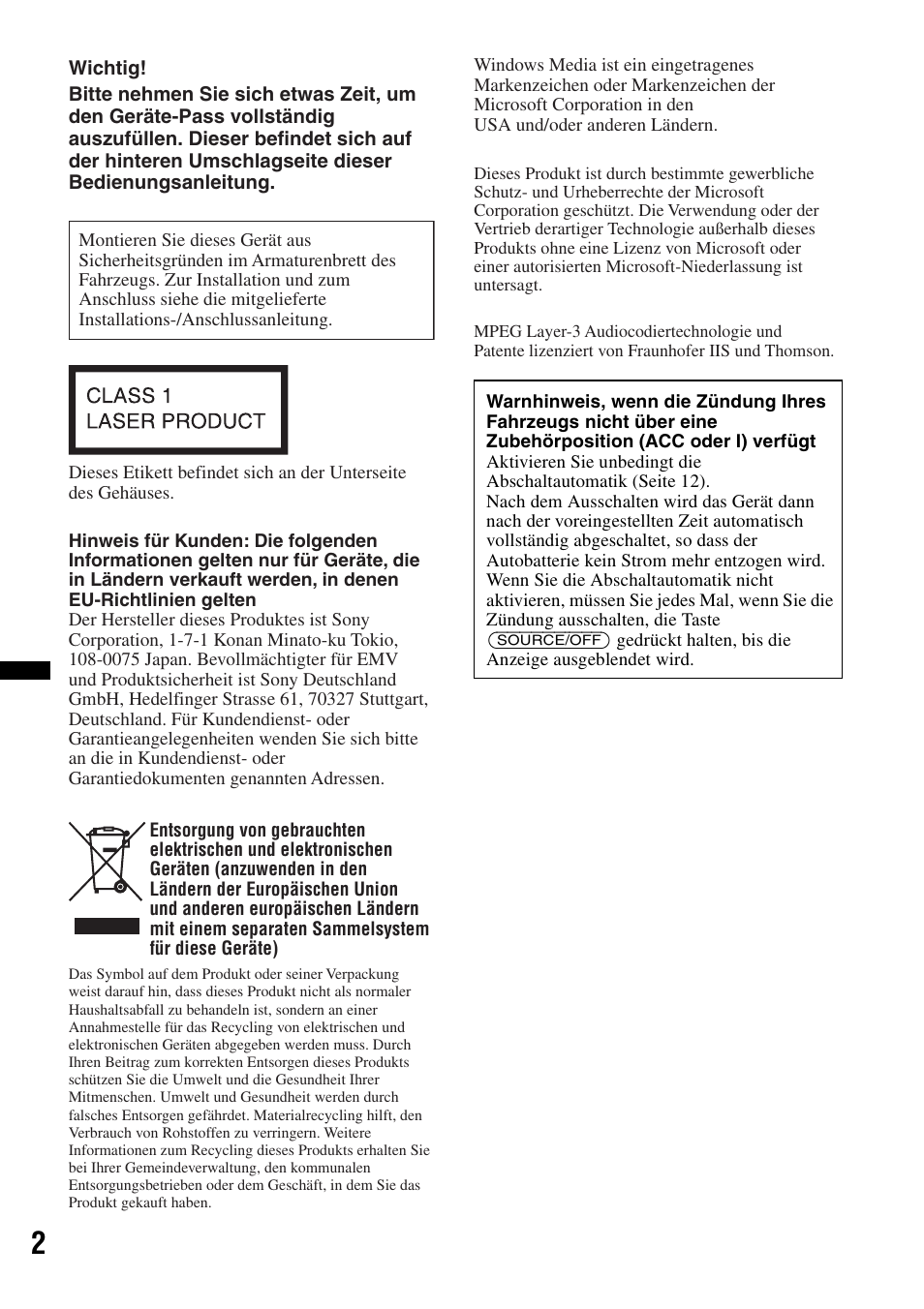 Sony CDX-GT252MP User Manual | Page 18 / 92