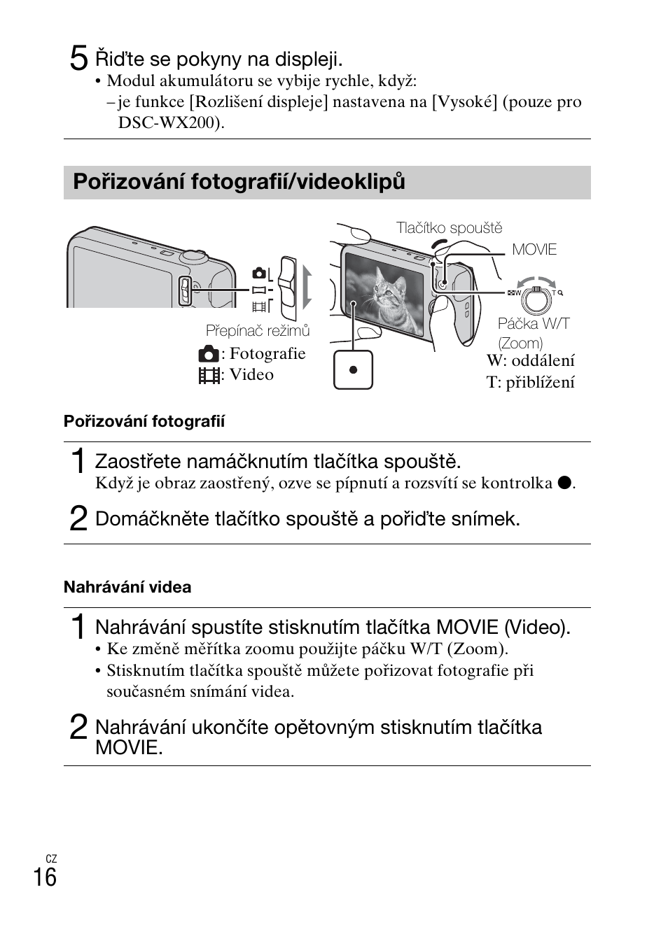 Pořizování fotografií/videoklipů | Sony DSC-WX60 User Manual | Page 292 / 611