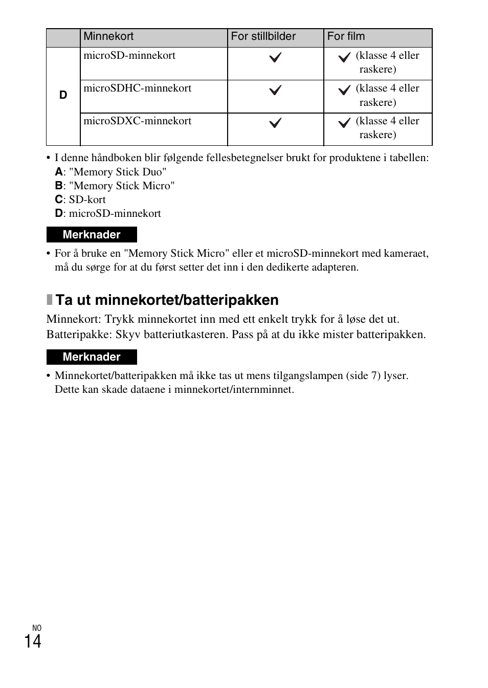 Xta ut minnekortet/batteripakken | Sony DSC-WX60 User Manual | Page 454 / 611