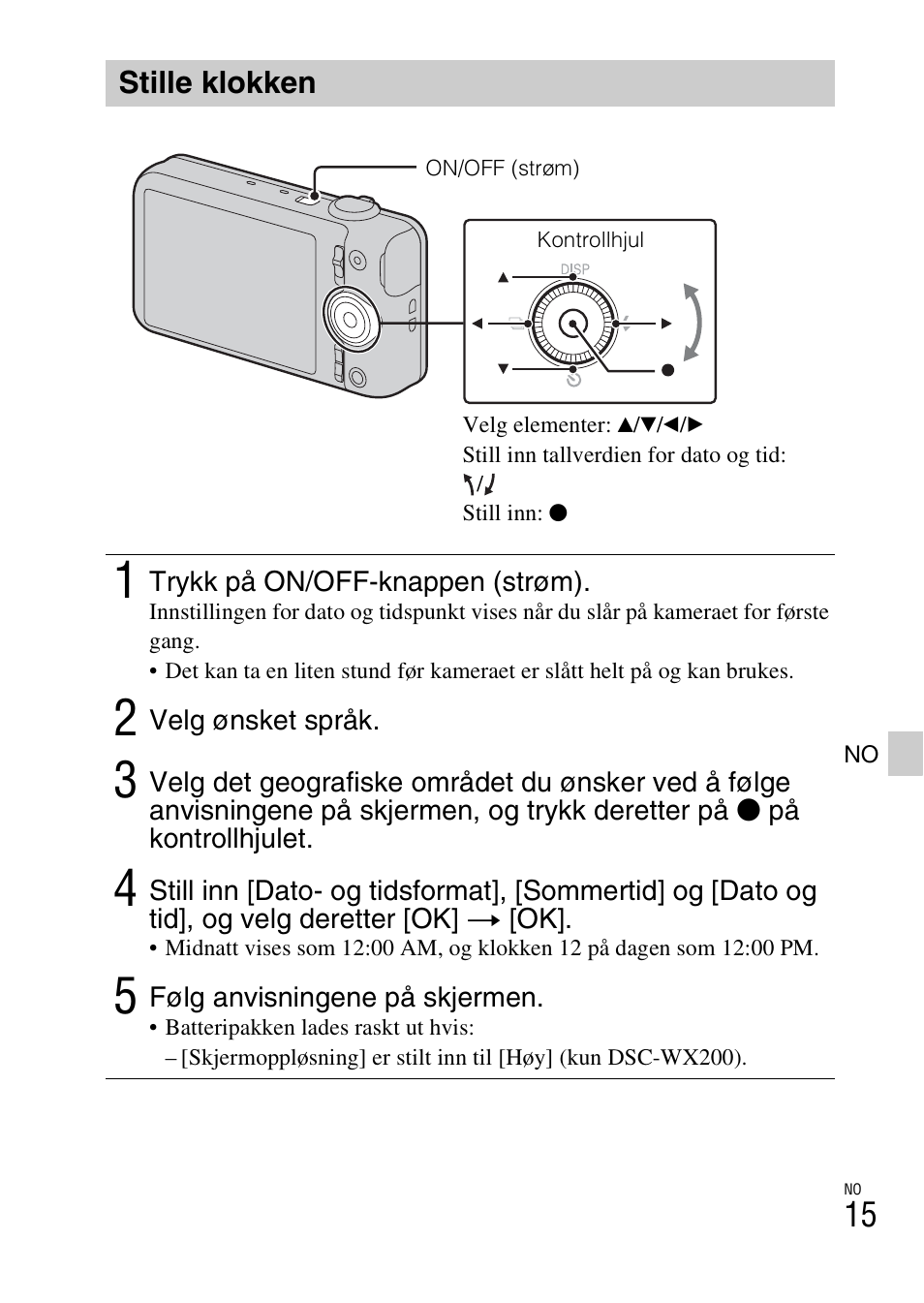 Stille klokken | Sony DSC-WX60 User Manual | Page 455 / 611