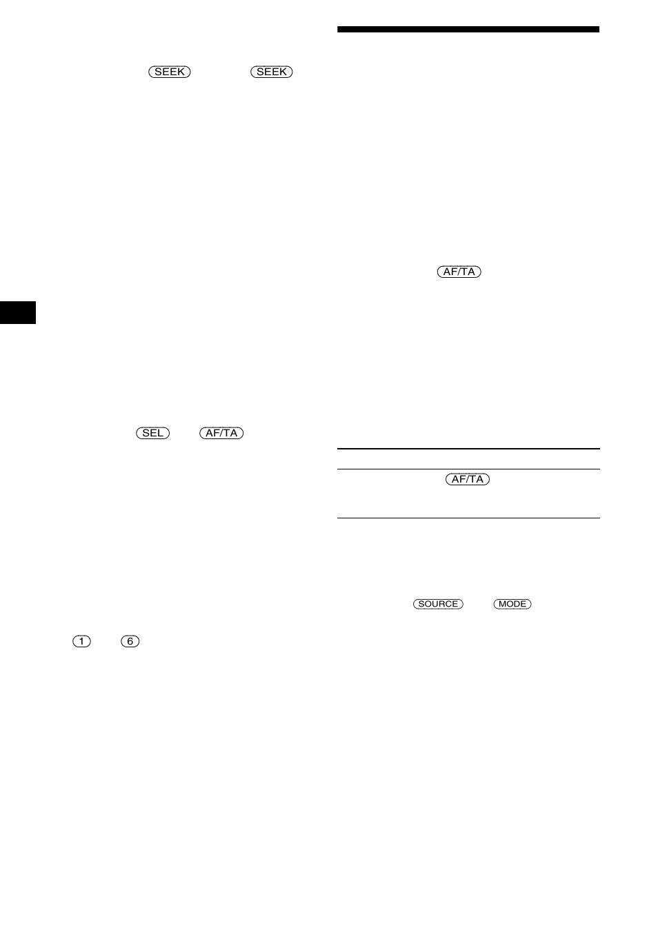 Empfangen von verkehrsdurchsagen, Ta (traffic announcement)/tp (traffic programme), Ta (traffic announcement)/ tp (traffic programme) | Seite 18 | Sony MDX-F5800 User Manual | Page 46 / 156