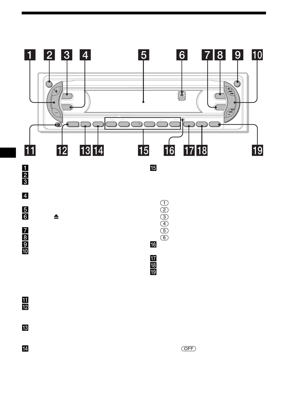 Emplacement des commandes, 4emplacement des commandes | Sony MDX-F5800 User Manual | Page 64 / 156