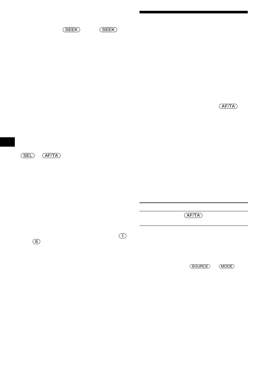 Réception de messages de radioguidage | Sony MDX-F5800 User Manual | Page 78 / 156