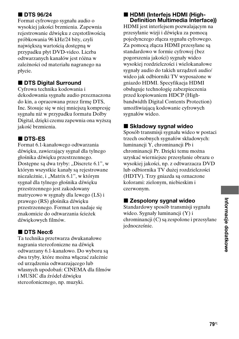Sony STR-DG710 User Manual | Page 159 / 168