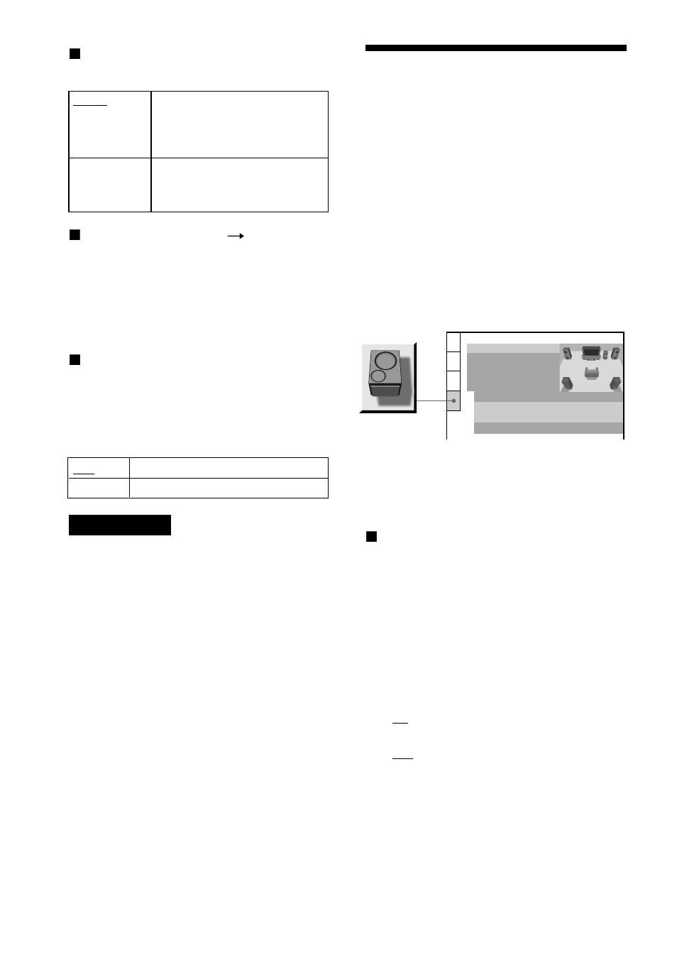 Luidsprekerinstellingen, Luidspreker) | Sony DAV-C700 User Manual | Page 234 / 496