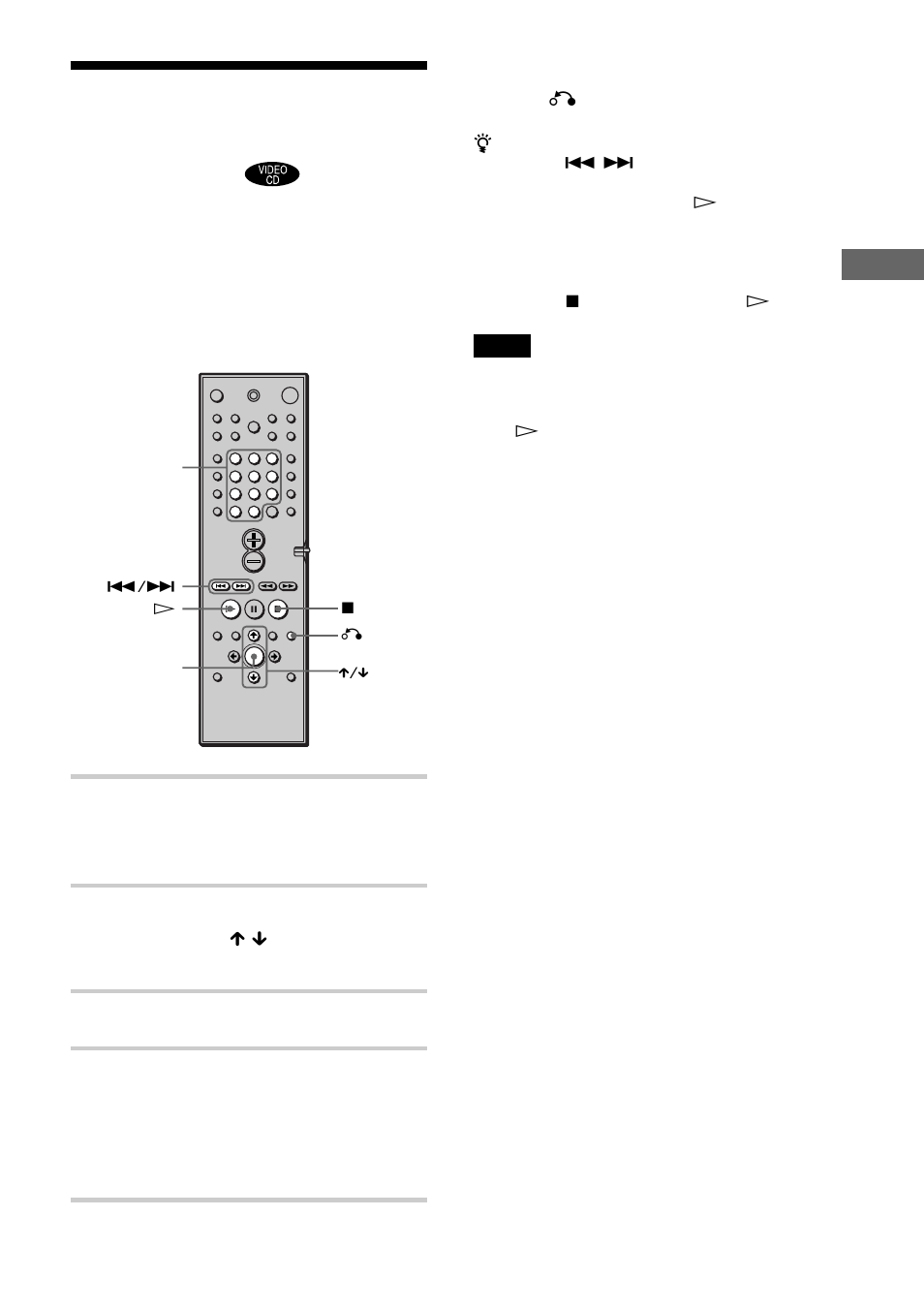 Spela video cd-skivor med pbc-funktioner, Spela skivor, Pbc-uppspelning) | Börja spela en video cd med pbc-funktioner, Tryck på enter | Sony DAV-C700 User Manual | Page 283 / 496