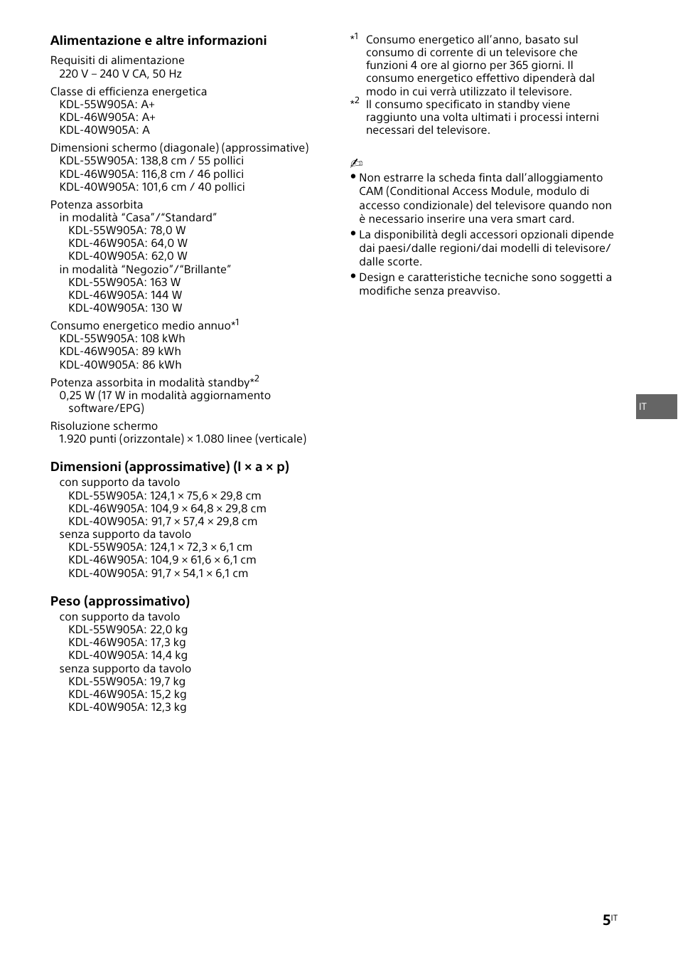 Sony KDL-46W905A User Manual | Page 29 / 92