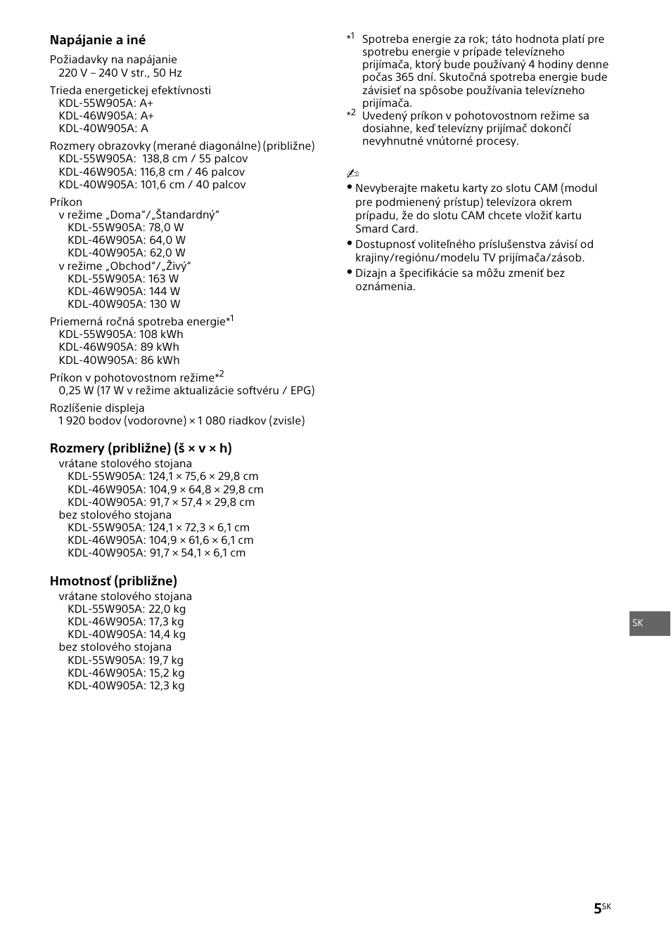 Sony KDL-46W905A User Manual | Page 59 / 92