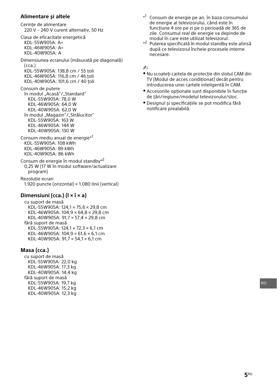 Sony KDL-46W905A User Manual | Page 67 / 92