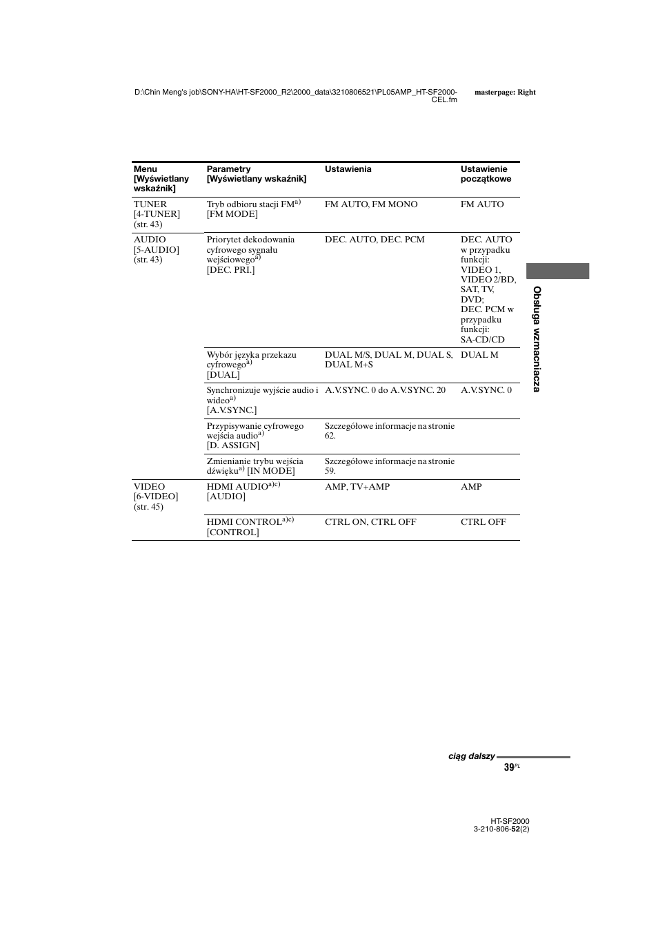 Sony HT-SS2000 User Manual | Page 111 / 148