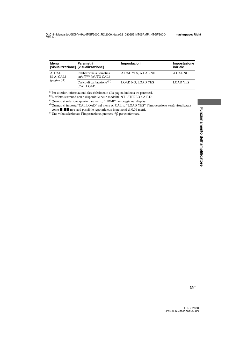 Sony HT-SS2000 User Manual | Page 39 / 148