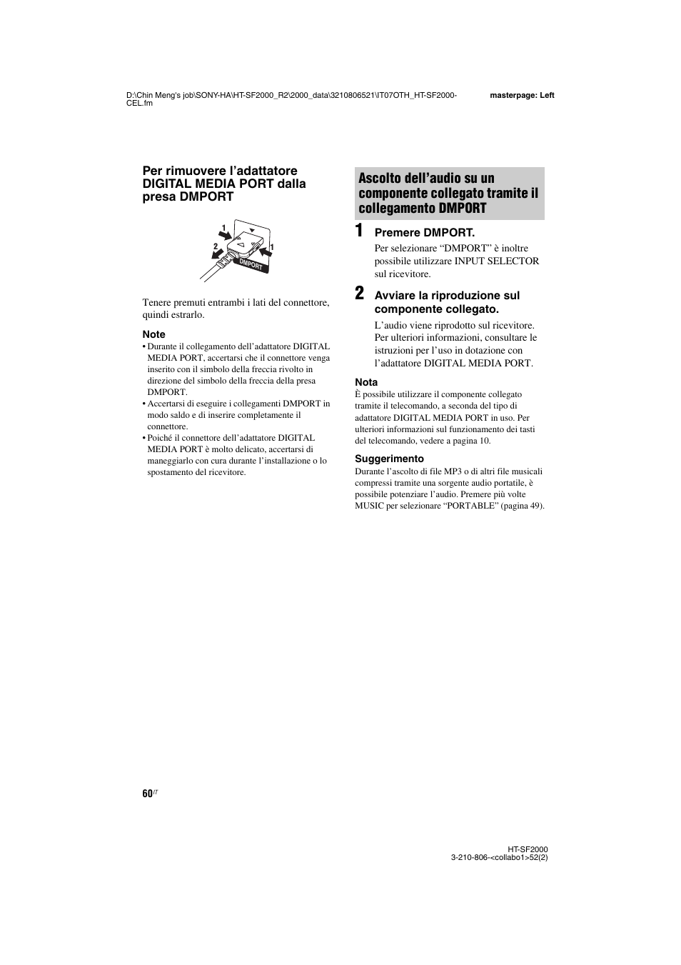 Sony HT-SS2000 User Manual | Page 60 / 148