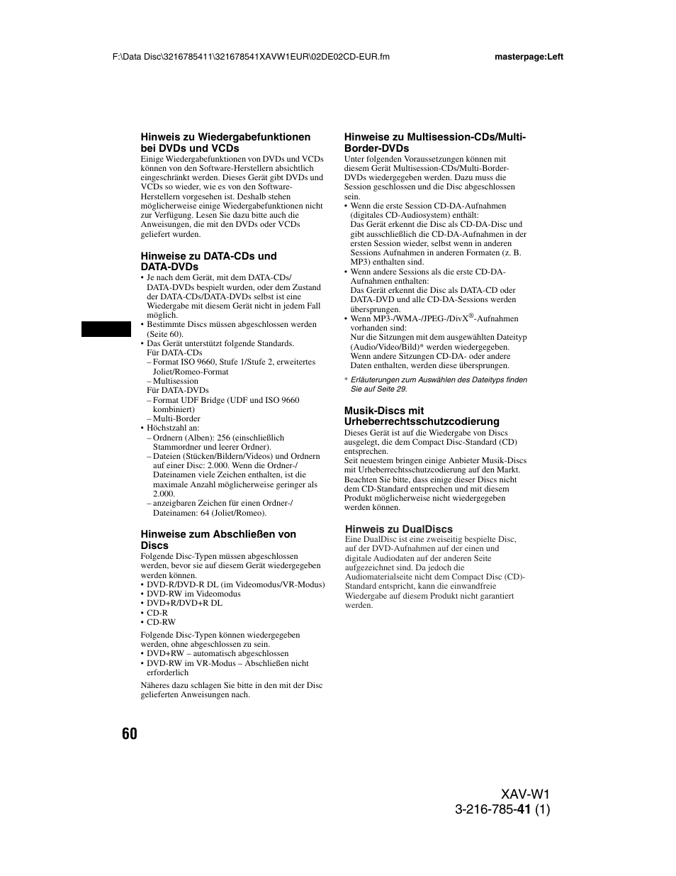 Sony XAV-W1 User Manual | Page 124 / 344