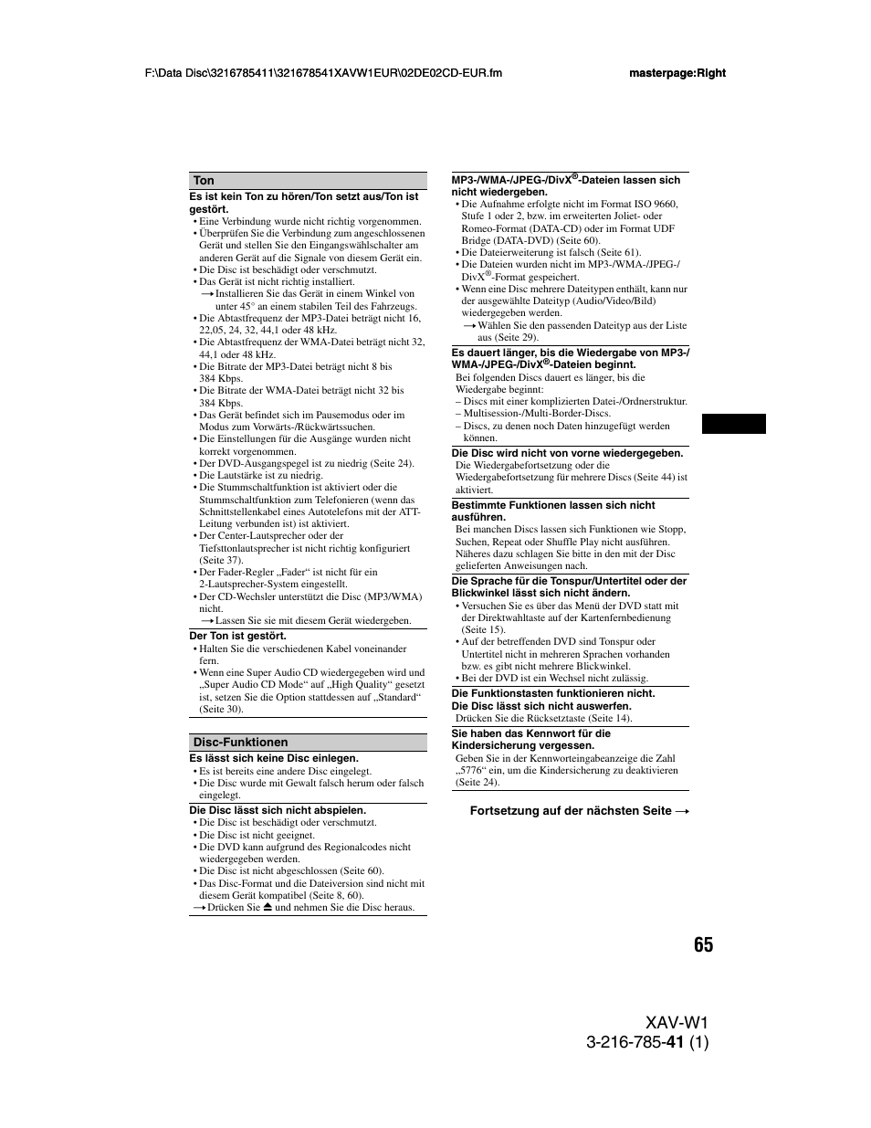 Sony XAV-W1 User Manual | Page 129 / 344