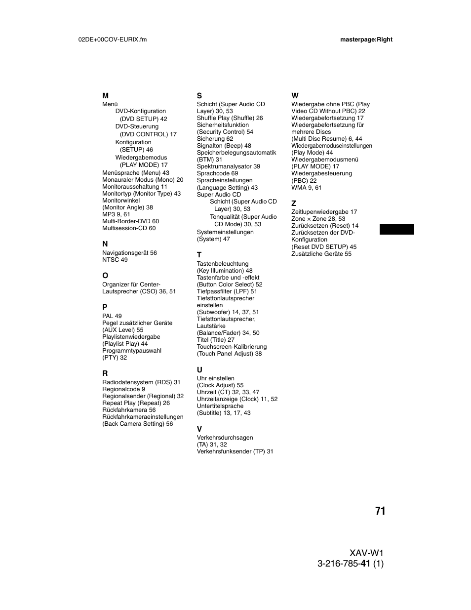 Sony XAV-W1 User Manual | Page 135 / 344