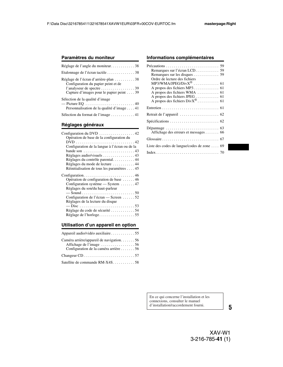 Sony XAV-W1 User Manual | Page 139 / 344
