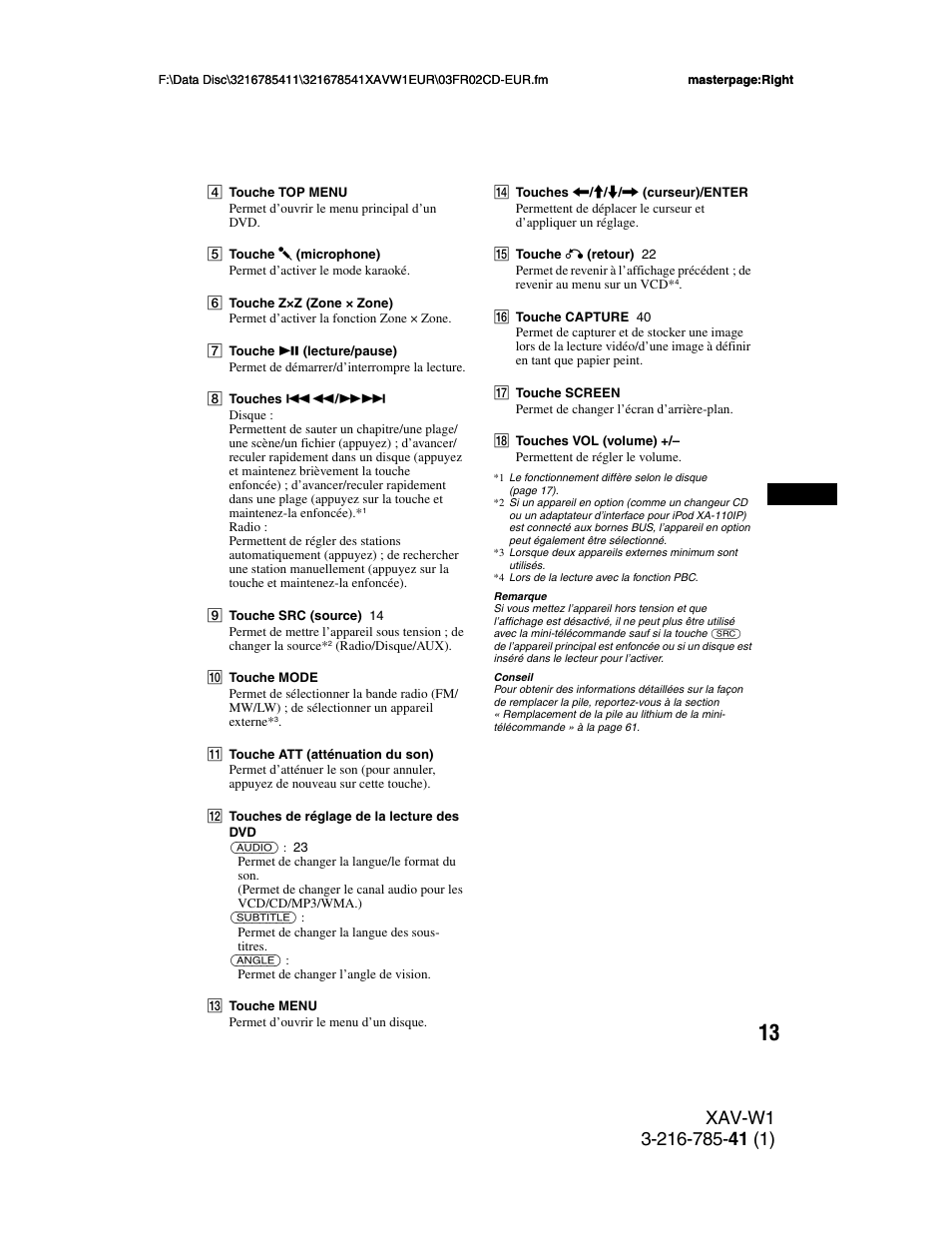 Sony XAV-W1 User Manual | Page 147 / 344
