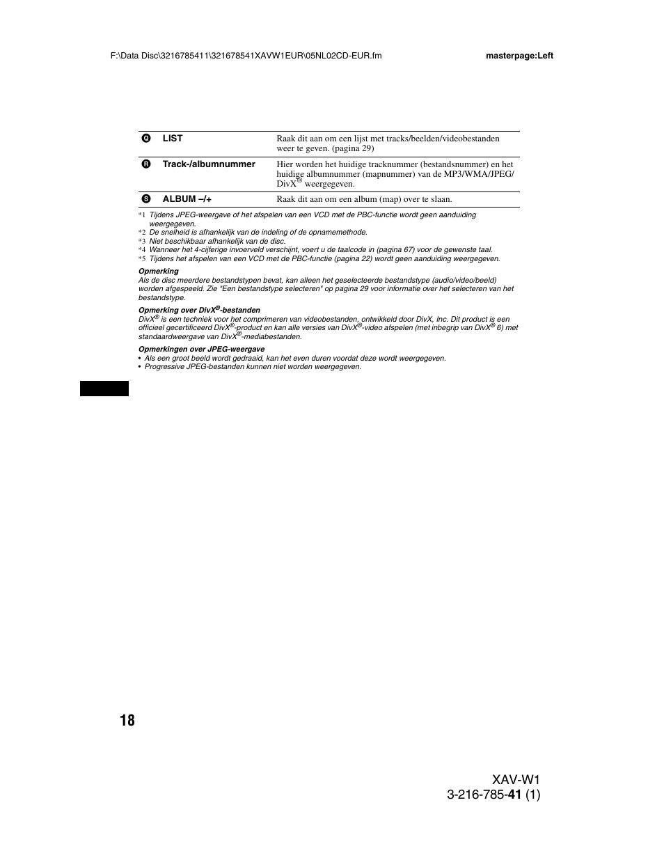 Sony XAV-W1 User Manual | Page 292 / 344