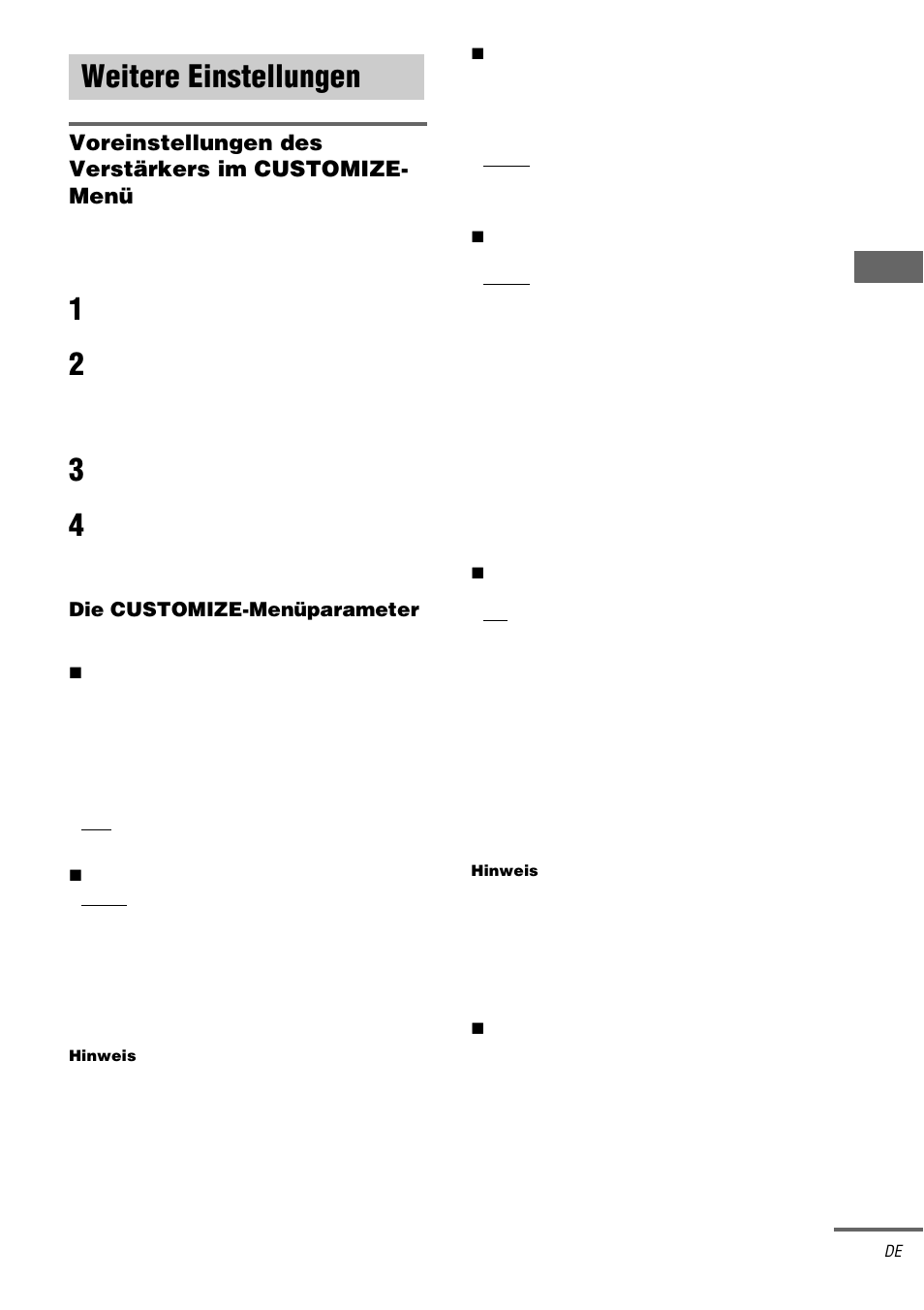 Weitere einstellungen, Seite 39) g, Siehe seite 39 | Sony TA-DA9000ES User Manual | Page 39 / 188