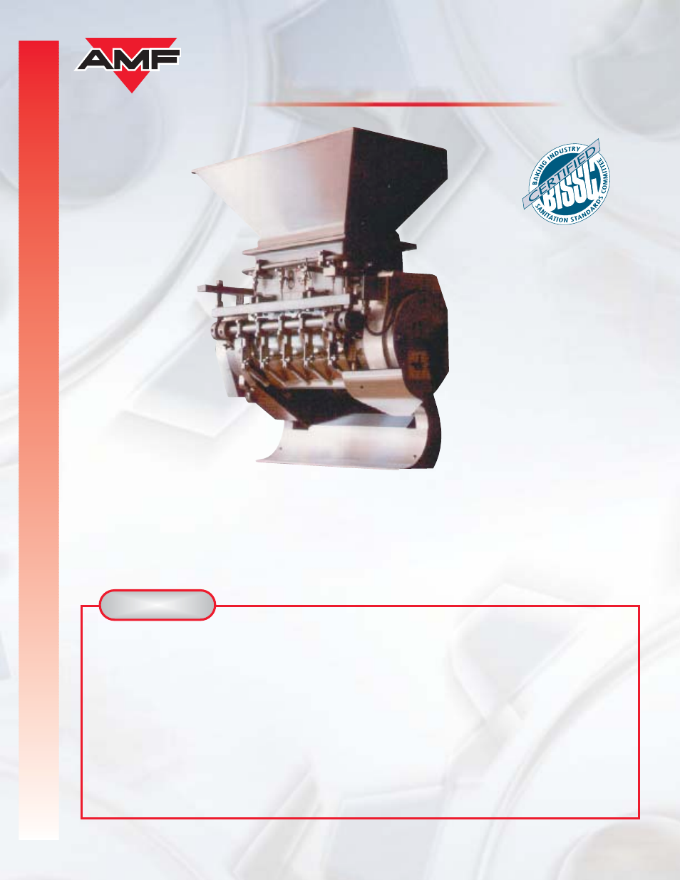 AMF Model K User Manual | 2 pages