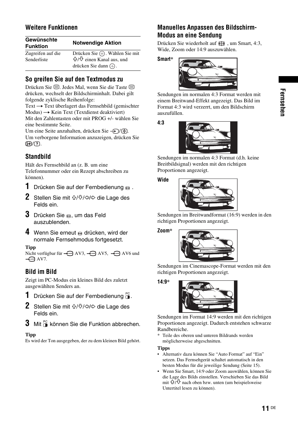 Sony KLV-26U2520 User Manual | Page 11 / 89