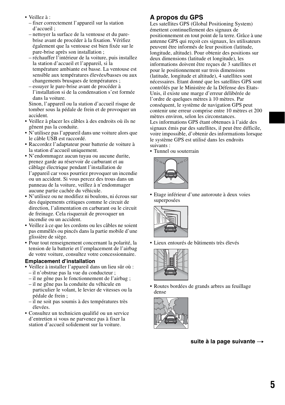 A propos du gps | Sony NV-U50 User Manual | Page 47 / 216