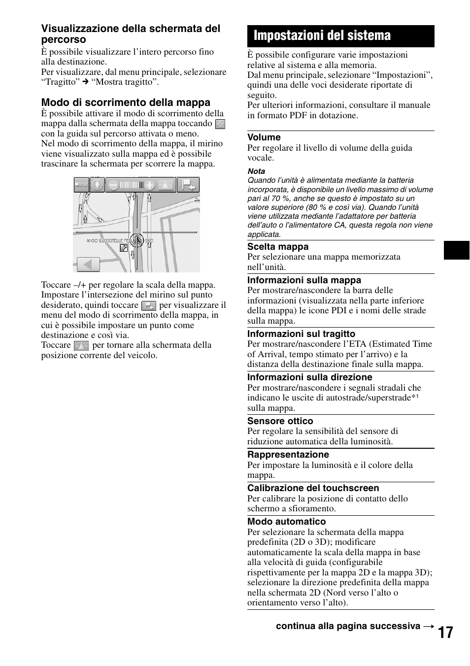 Impostazioni del sistema | Sony NV-U50 User Manual | Page 79 / 216