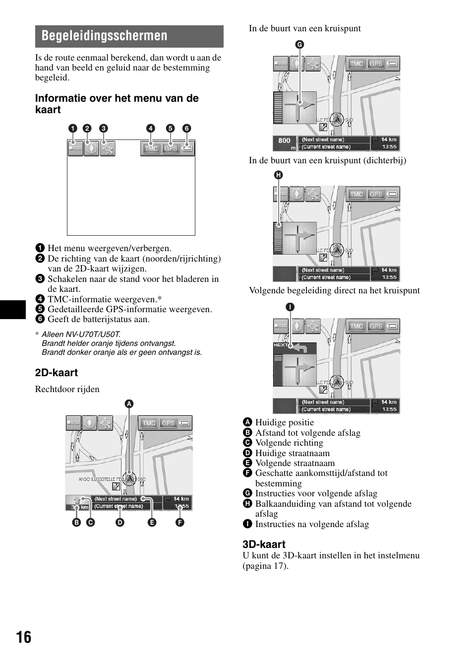Begeleidingsschermen | Sony NV-U50 User Manual | Page 98 / 216