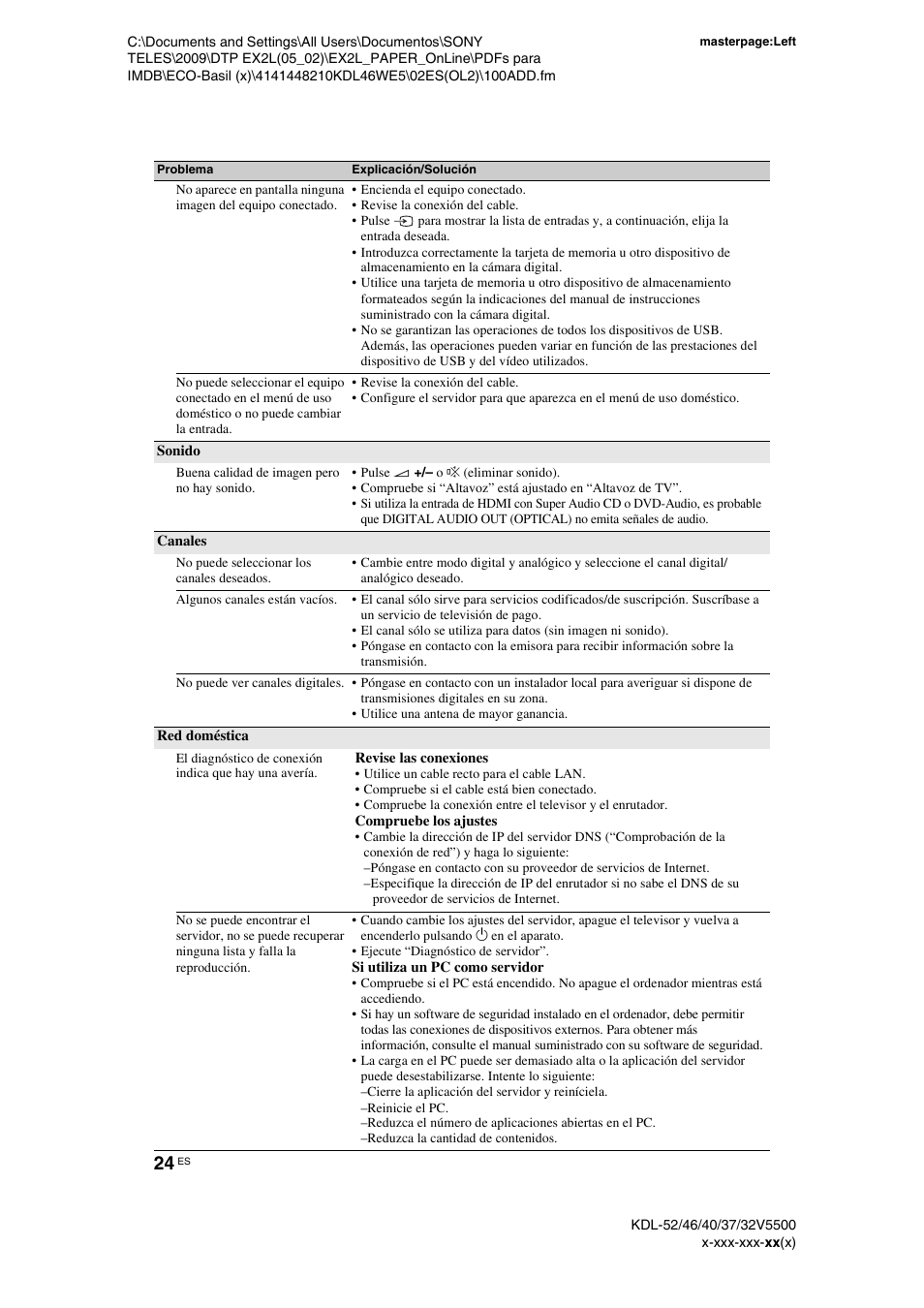Sony KDL-40WE5 User Manual | Page 49 / 152