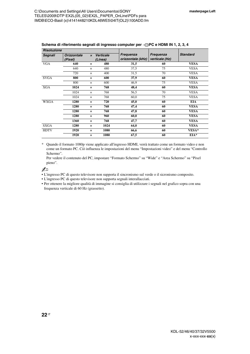Sony KDL-40WE5 User Manual | Page 97 / 152