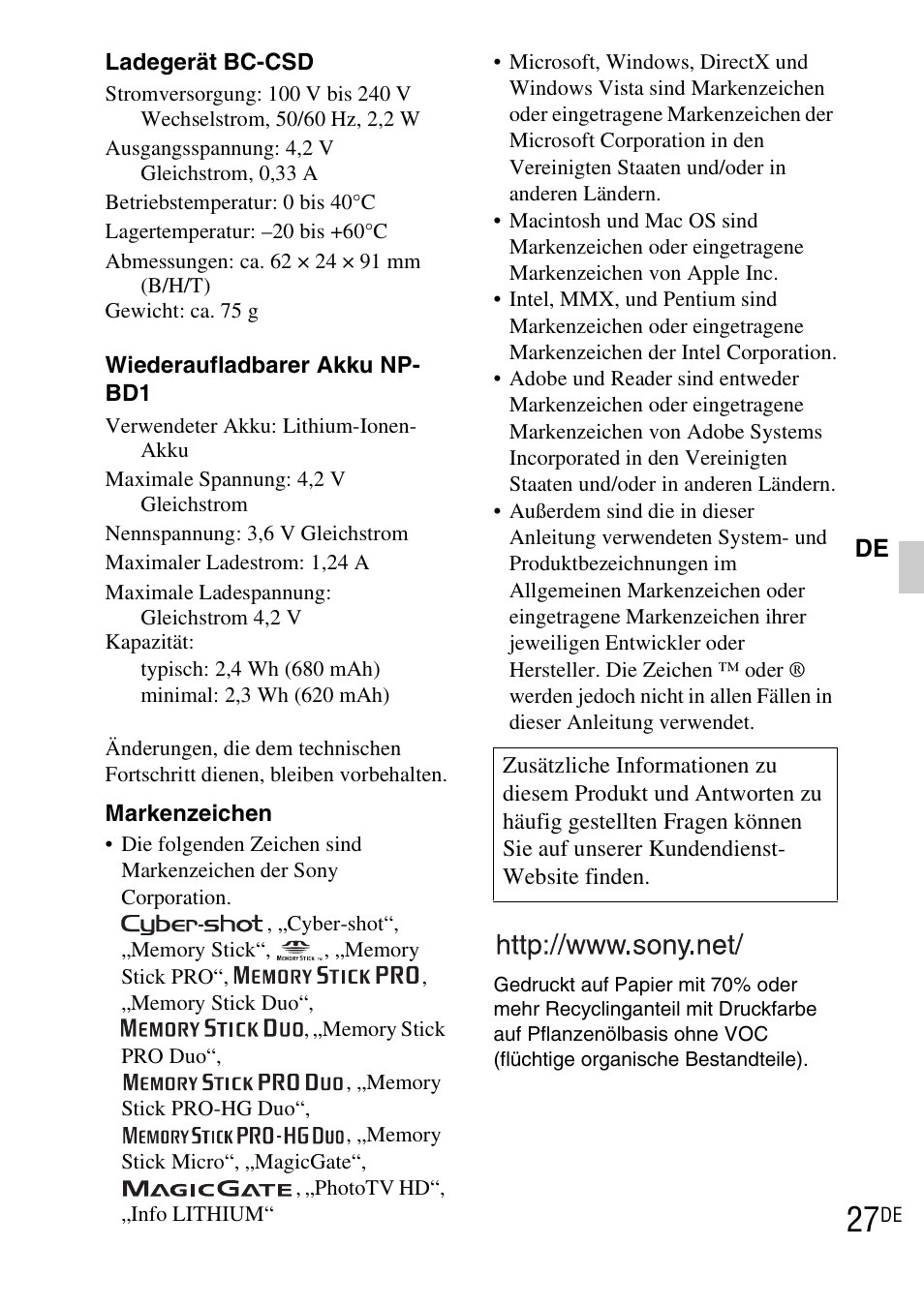 Sony DSC-TX1 User Manual | Page 149 / 483