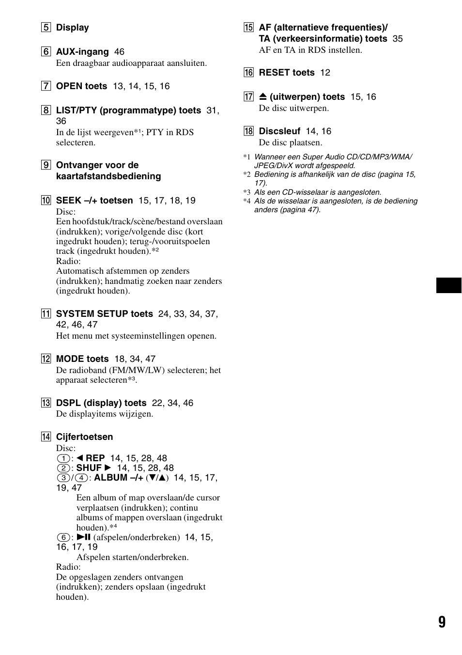 Sony MEX-DV1000 User Manual | Page 247 / 300