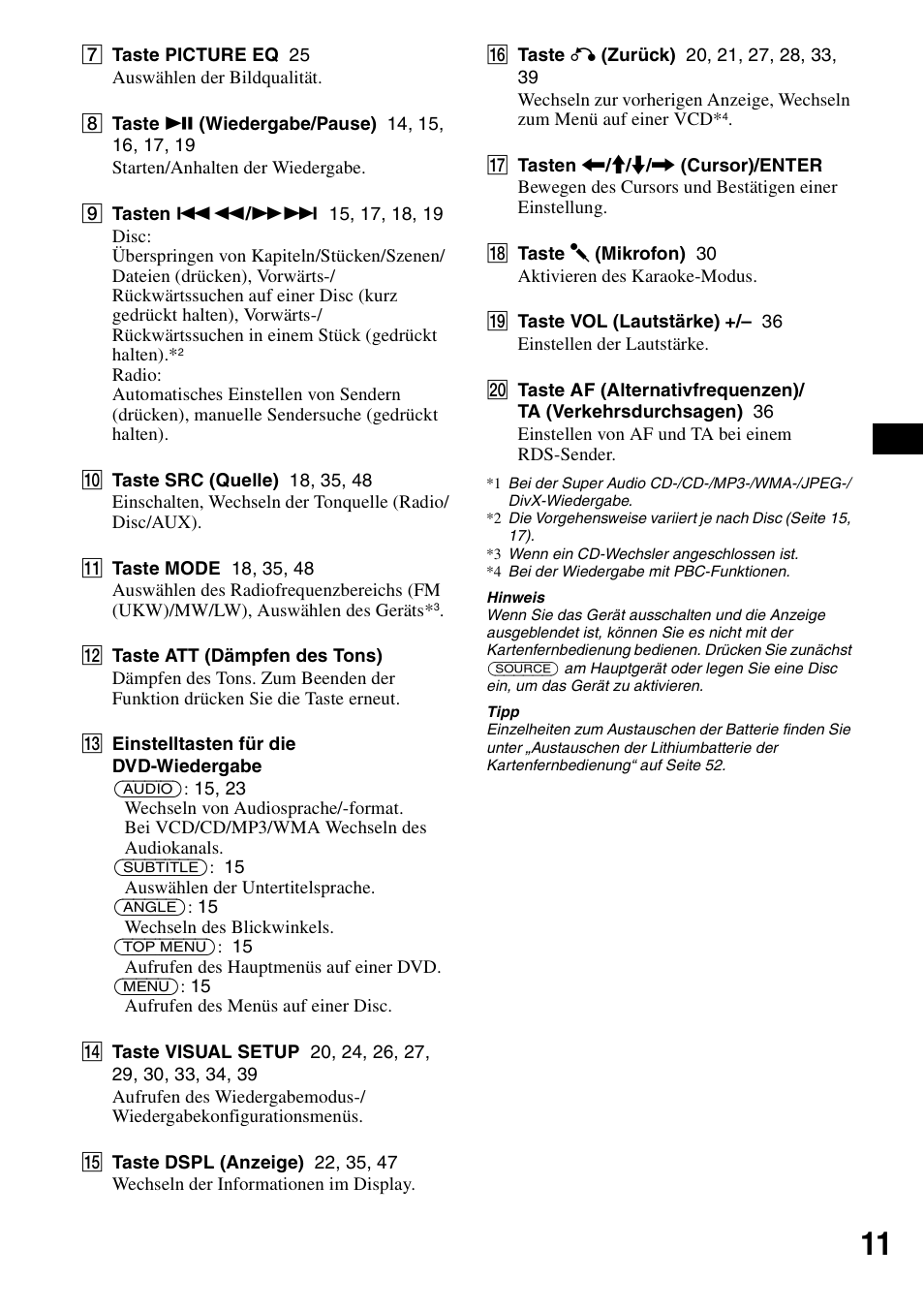 Sony MEX-DV1000 User Manual | Page 67 / 300