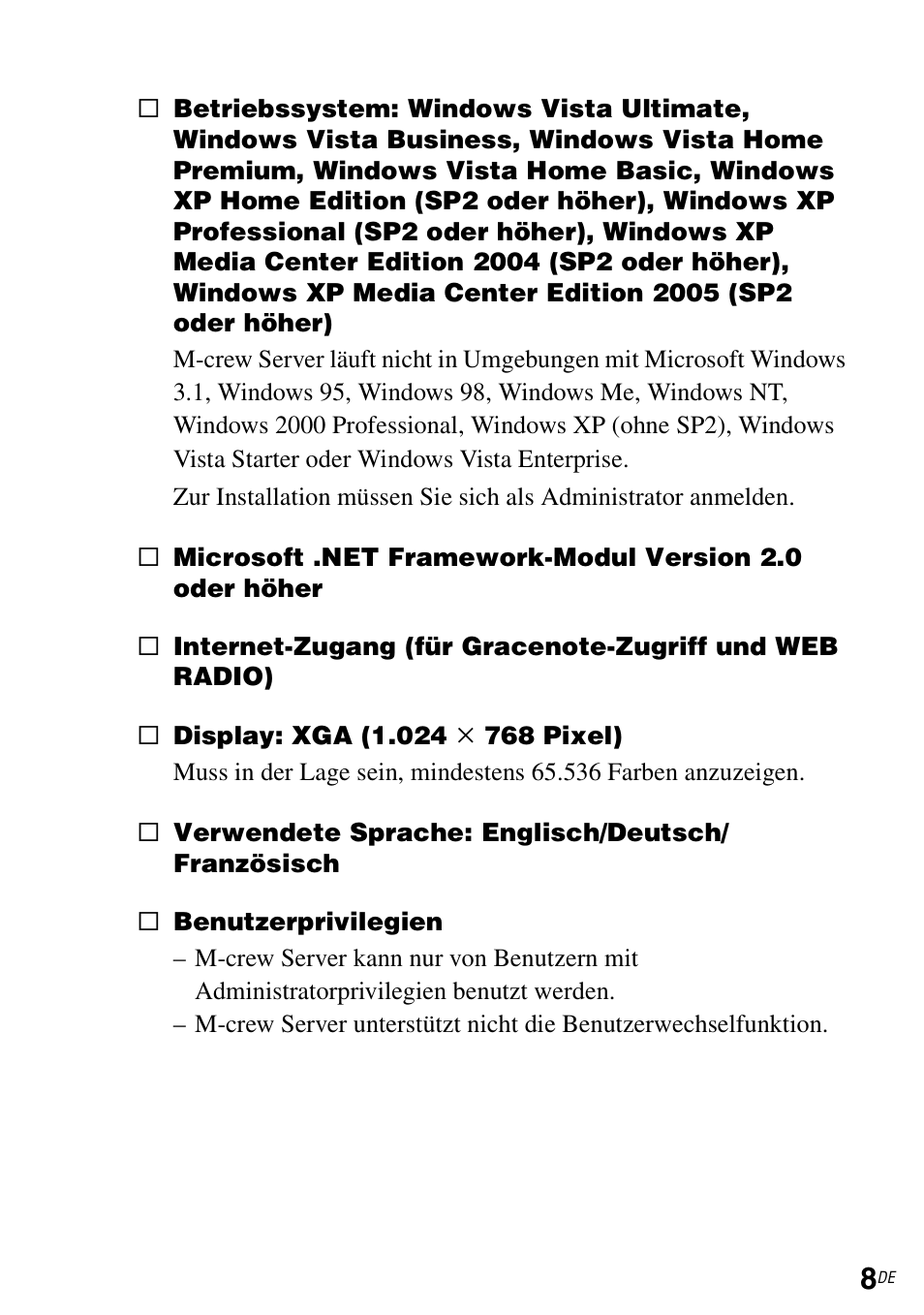 Sony TDM-NC1 User Manual | Page 139 / 483