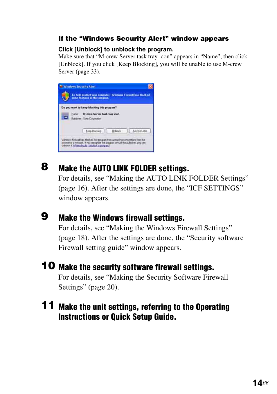 Sony TDM-NC1 User Manual | Page 14 / 483