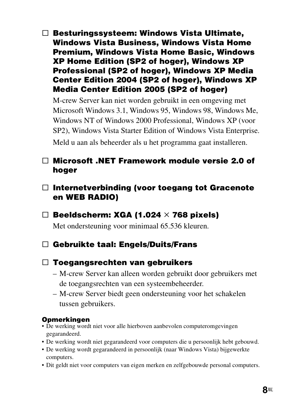 Sony TDM-NC1 User Manual | Page 185 / 483