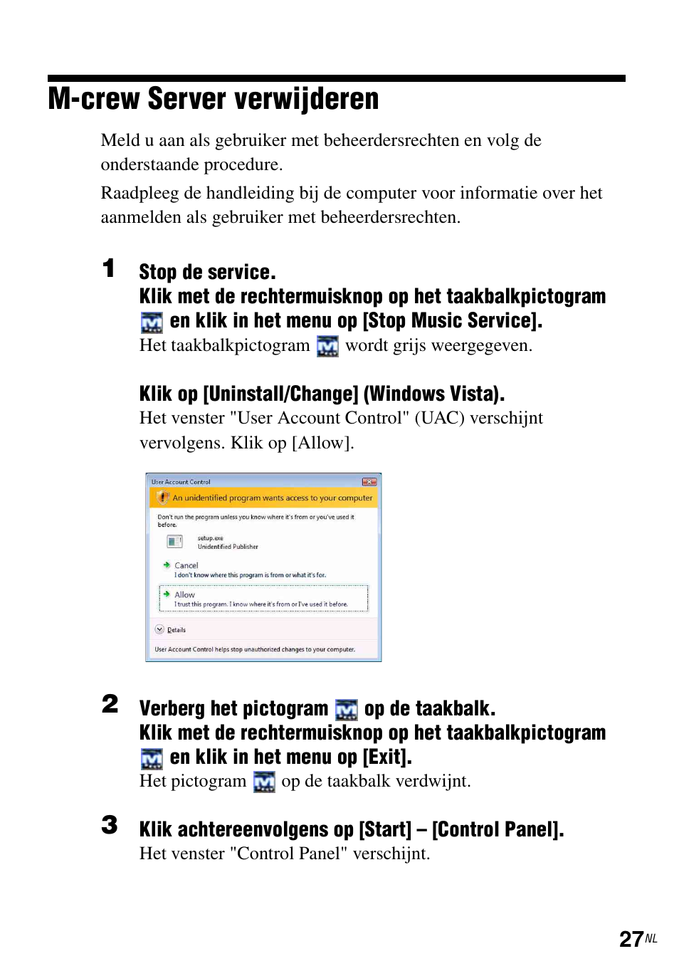 M-crew server verwijderen | Sony TDM-NC1 User Manual | Page 204 / 483