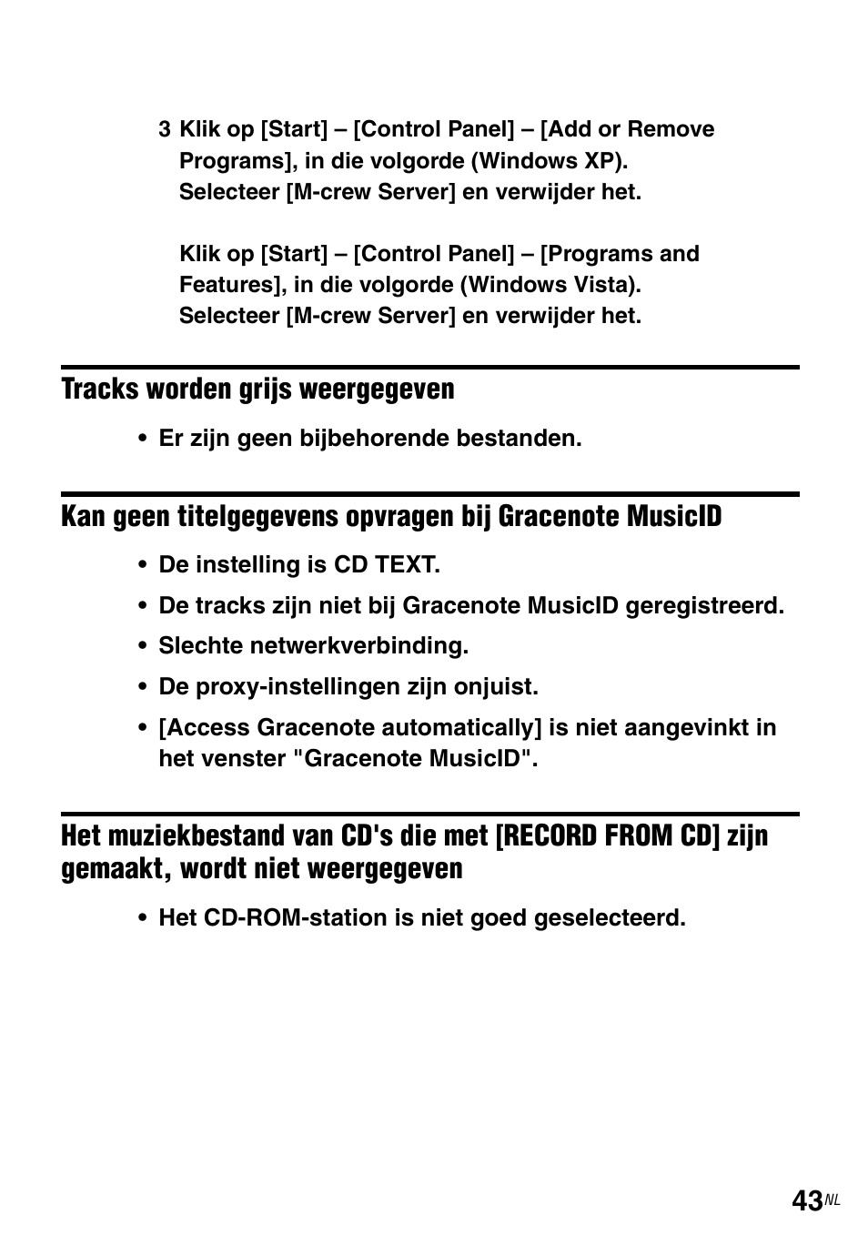 Zijn gemaakt, wordt niet weergegeven | Sony TDM-NC1 User Manual | Page 220 / 483