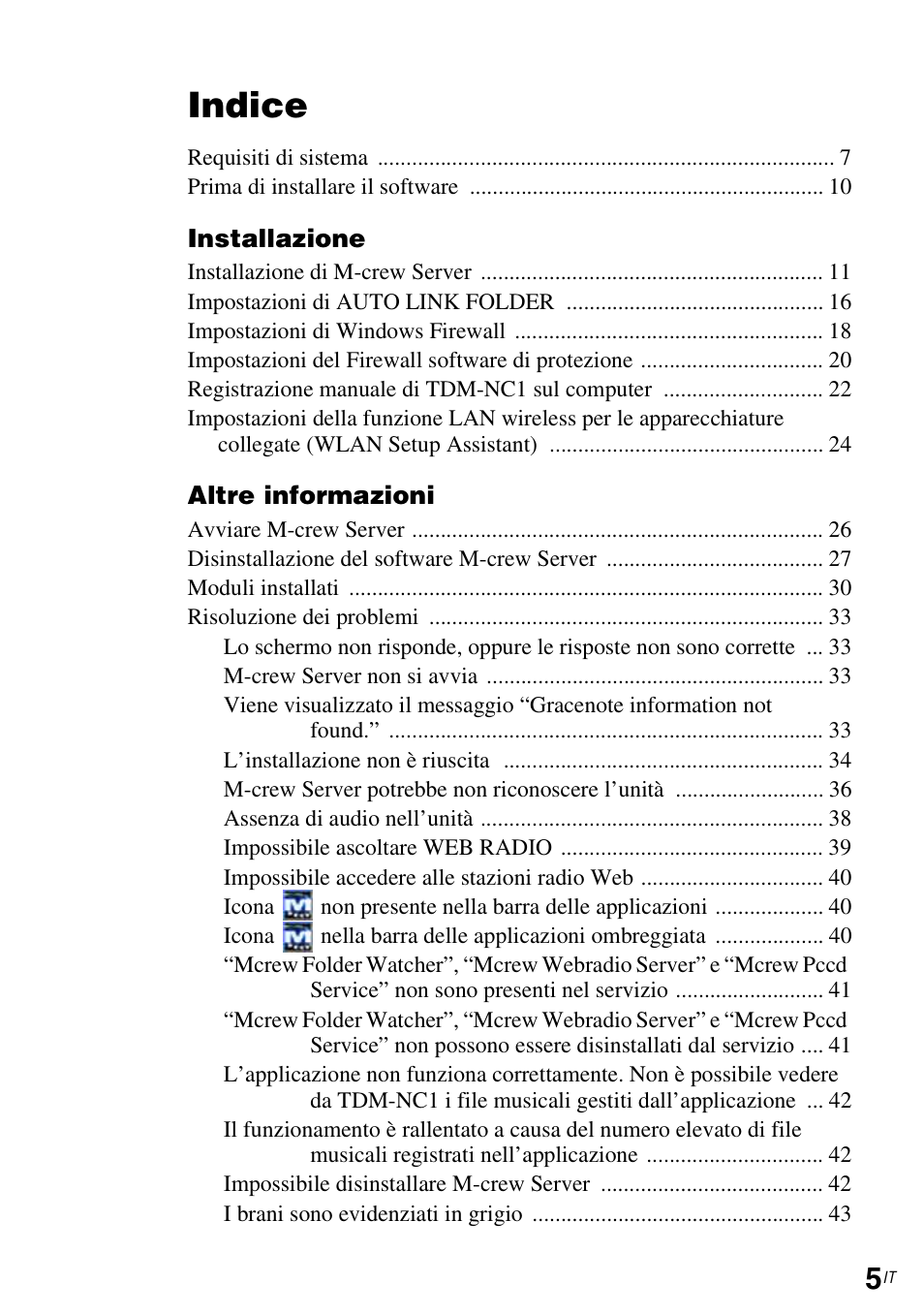 Indice | Sony TDM-NC1 User Manual | Page 225 / 483