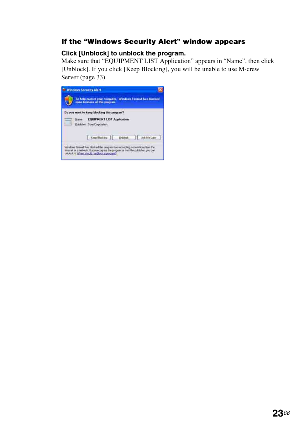 Sony TDM-NC1 User Manual | Page 23 / 483