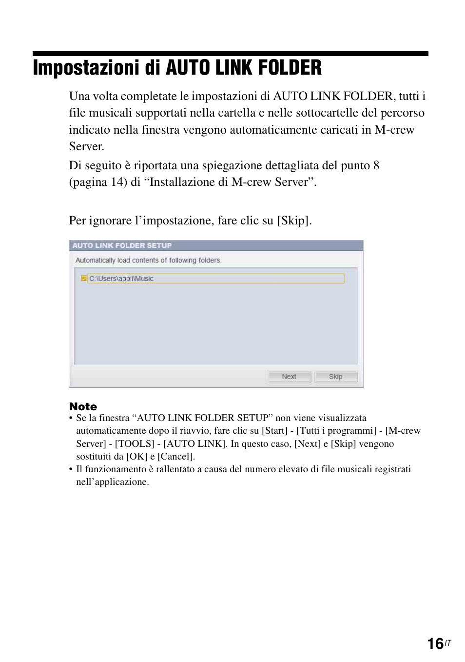 Impostazioni di auto link folder | Sony TDM-NC1 User Manual | Page 236 / 483