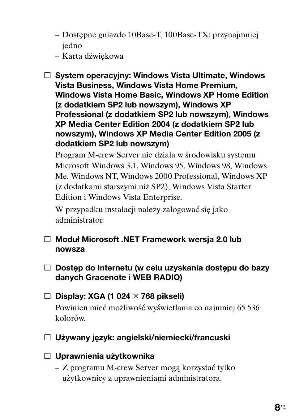 Sony TDM-NC1 User Manual | Page 315 / 483