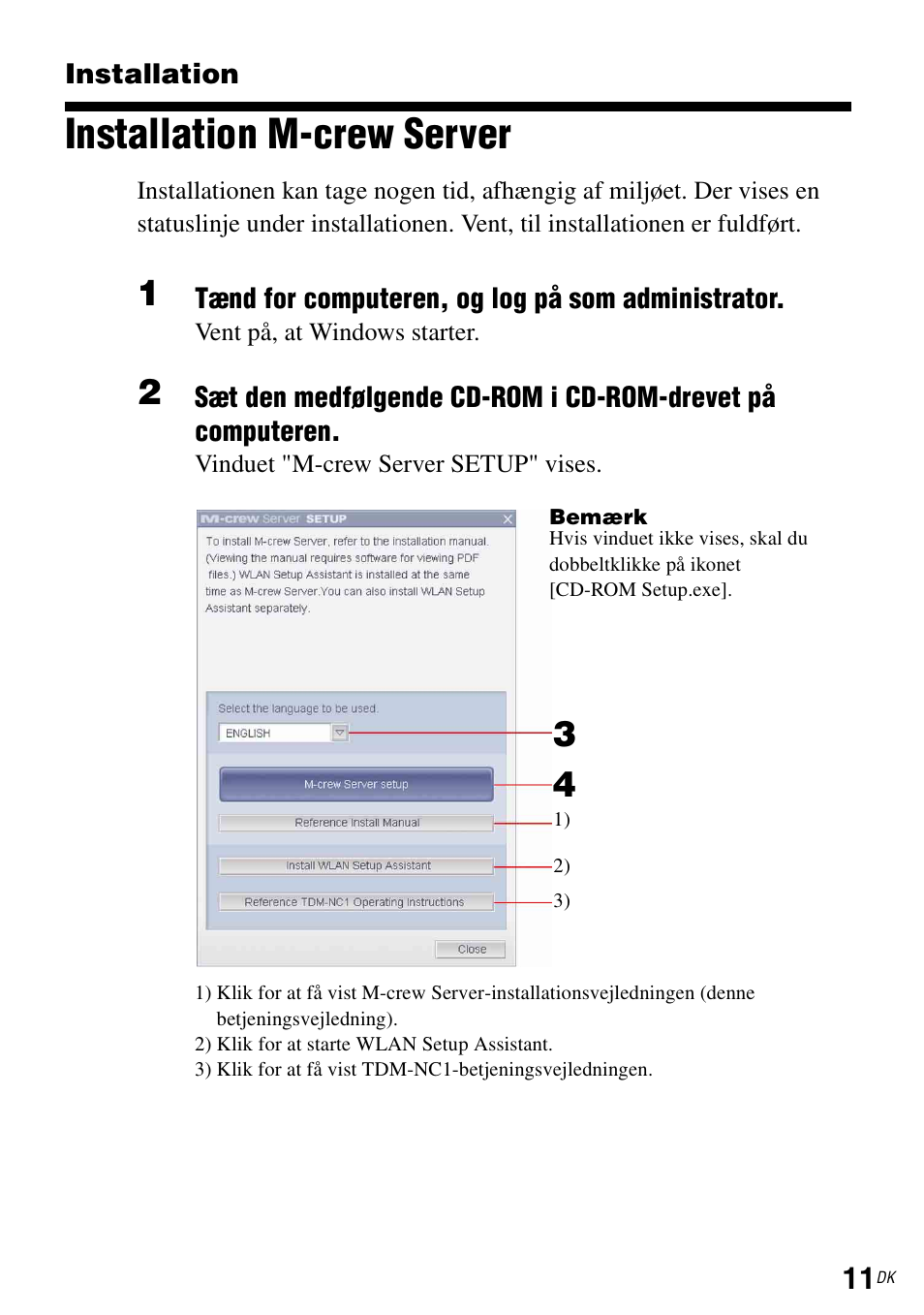 Installation, Installation m-crew server | Sony TDM-NC1 User Manual | Page 364 / 483