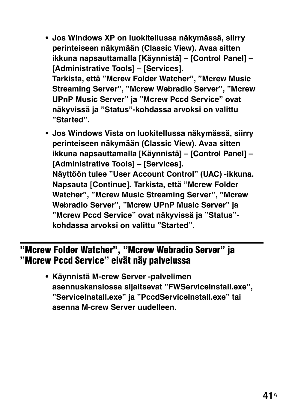 Pccd service” eivät näy palvelussa | Sony TDM-NC1 User Manual | Page 437 / 483