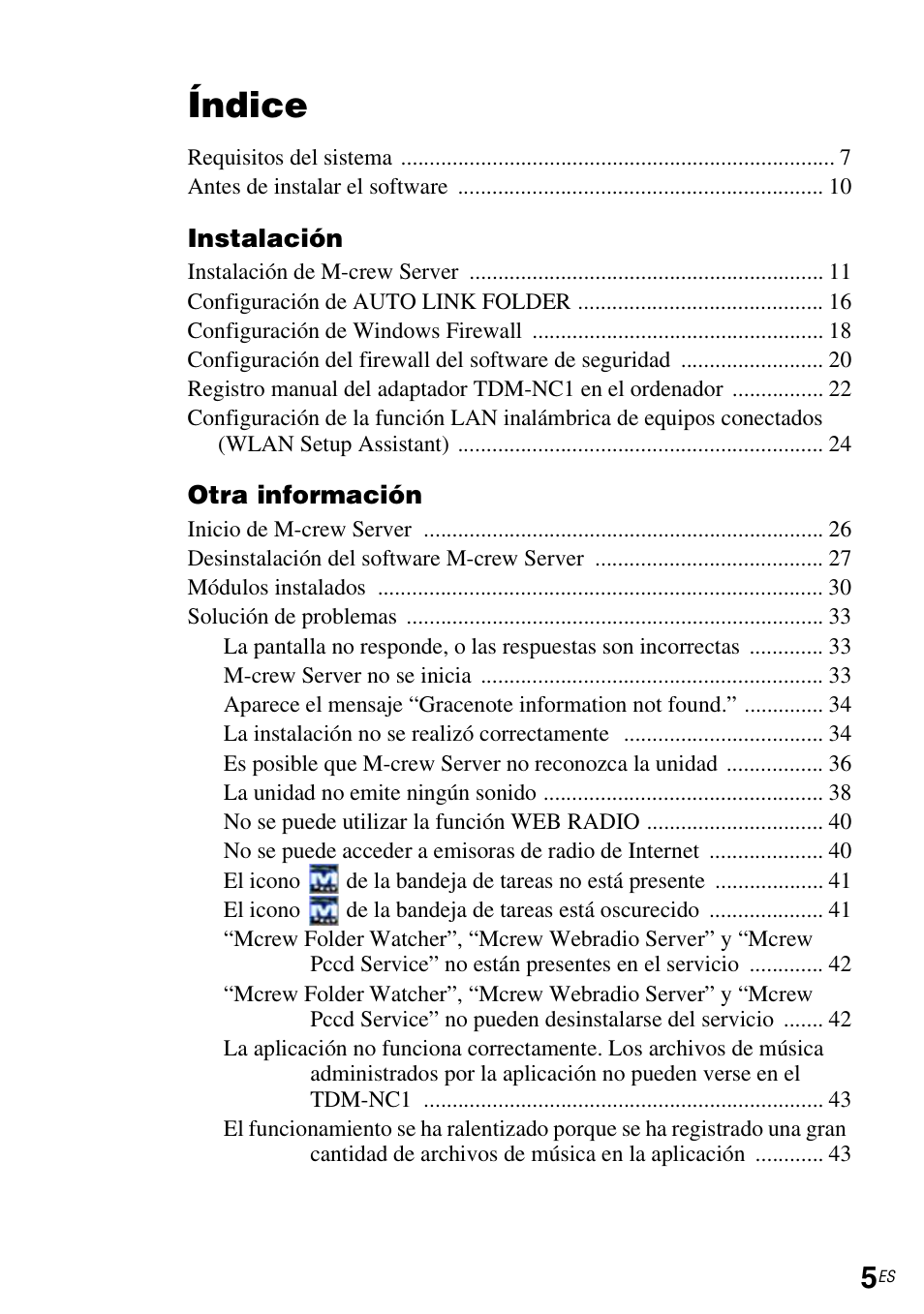 Índice | Sony TDM-NC1 User Manual | Page 92 / 483