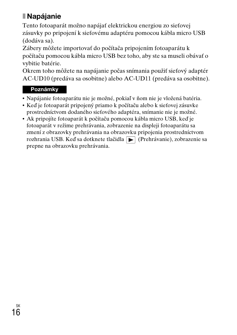 Xnapájanie | Sony DSC-TX30 User Manual | Page 372 / 643