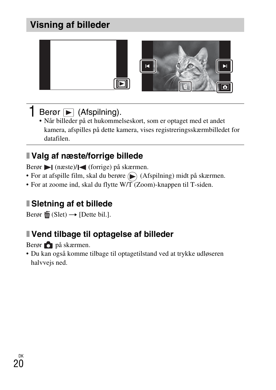 Visning af billeder | Sony DSC-TX30 User Manual | Page 516 / 643