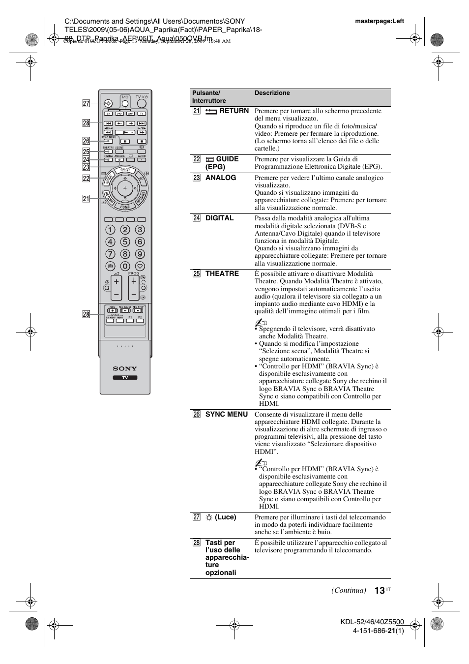 Sony KDL-52Z5800 User Manual | Page 112 / 175