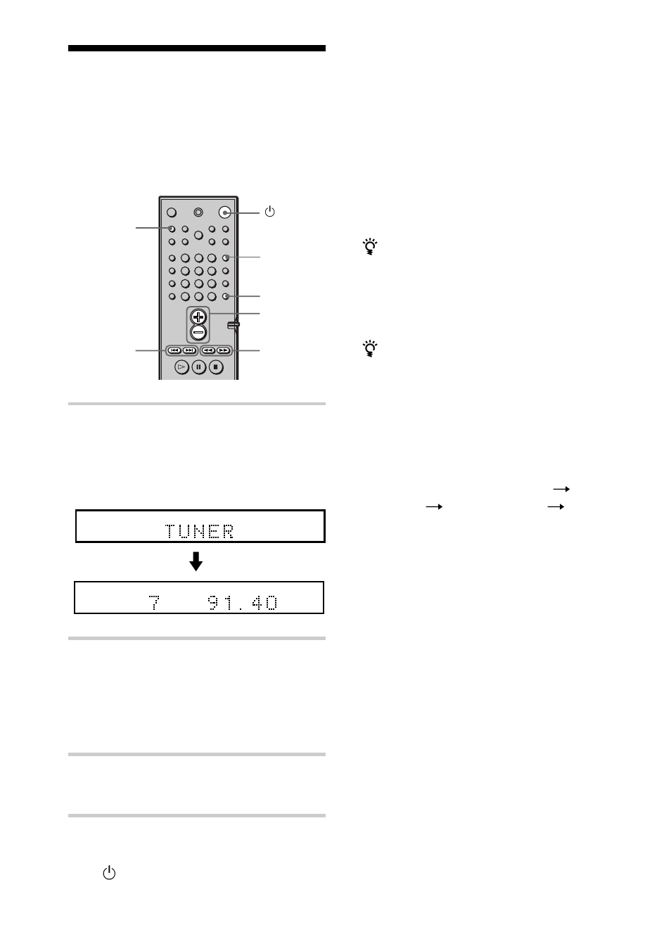 Audición de la radio, Ajuste el volumen pulsando vol | Sony DAV-S888 User Manual | Page 148 / 516